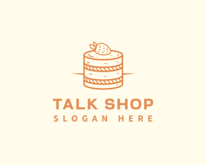 Strawberry Shortcake Pastry logo design