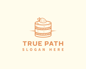 Strawberry Shortcake Pastry logo design