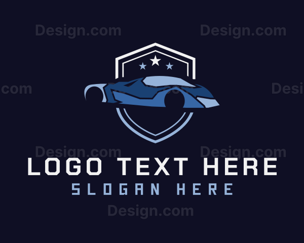 Supercar Racing Vehicle Logo