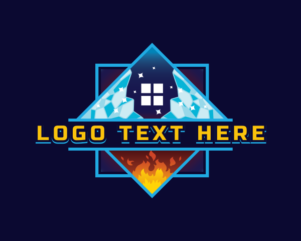 Iceberg logo example 2