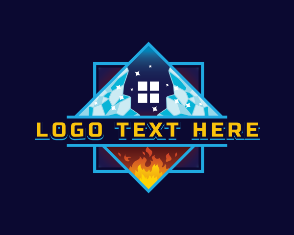 Warm logo example 1