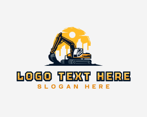 Excavator Construction Builder logo