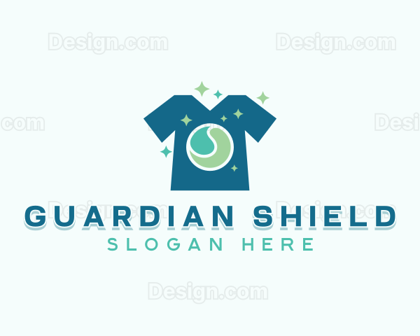 Dry Cleaning Shirt Logo