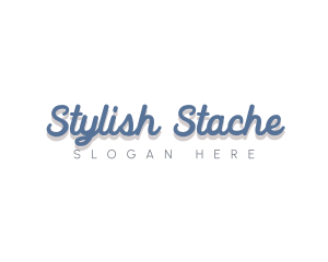 Stylish Script Company logo design