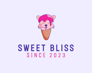 Fox Ice Cream Cone logo design