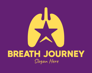 Yellow Star Lungs logo