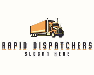 Forwarding Dispatch Truck logo design