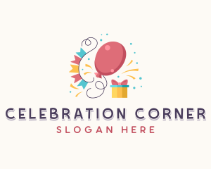 Birthday Celebration Balloons logo design