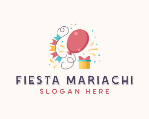 Birthday Celebration Balloons logo design