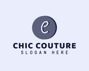 Generic Cursive Circle Business logo design