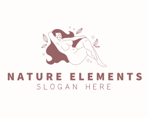 Nature Nude Model  logo design