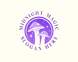 Magical Mushroom Fungus logo design