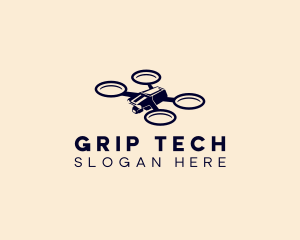 Aerial Tech Drone  logo design