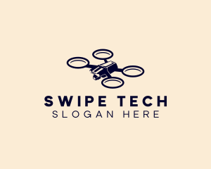 Aerial Tech Drone  logo design