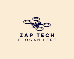 Aerial Tech Drone  logo design