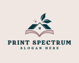 Library Publishing Bookstore logo design