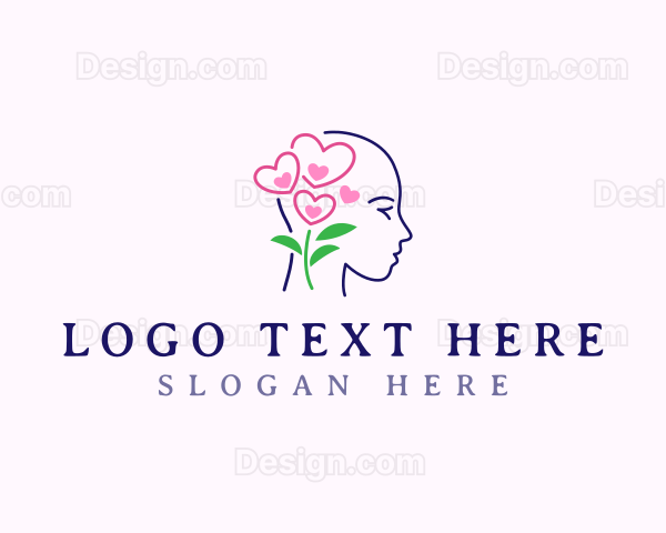 Floral Head Mental Logo