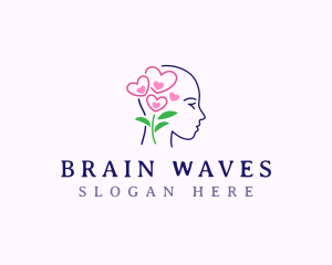 Floral Head Mental logo
