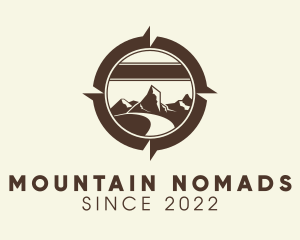 Mountain Compass Road Trip logo design