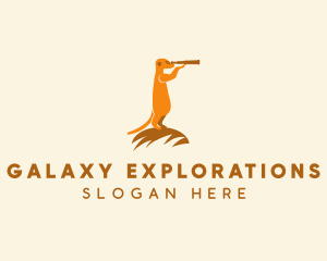 Wild Meerkat Telescope  logo design