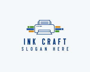 Printer Ink Machine logo design