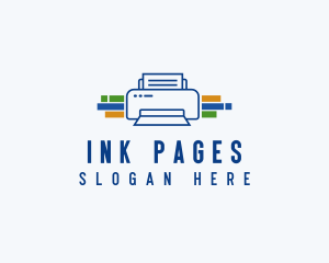 Printer Ink Machine logo design