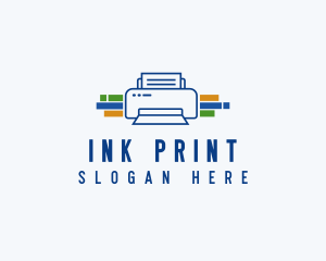 Printer Ink Machine logo design