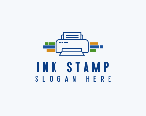 Printer Ink Machine logo design