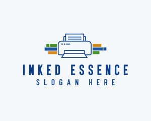 Printer Ink Machine logo design