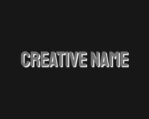 Grayscale Type Wordmark logo