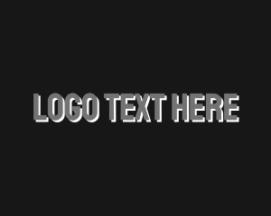 Grayscale Type Wordmark Logo
