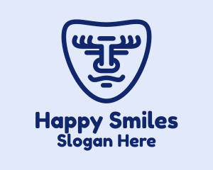 Smiling Face Mask logo design