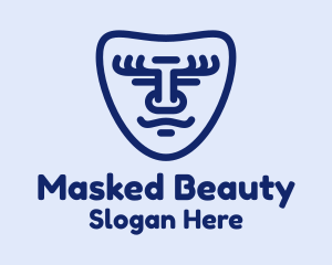 Smiling Face Mask logo design