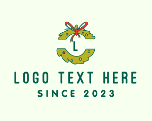 Christmas Wreath Decoration logo