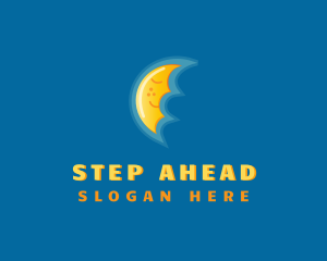 Sleeping Happy Moon  Logo