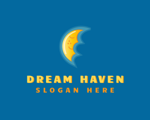 Sleeping Happy Moon  logo