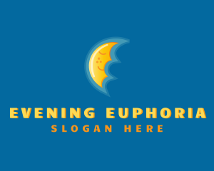 Sleeping Happy Moon  logo