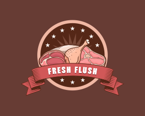 Butcher Meat Deli logo design