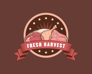 Fresh Butcher Meat logo design