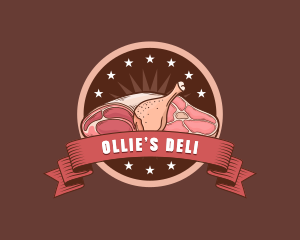 Butcher Meat Deli logo design