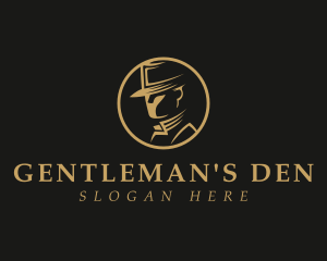 Gentleman Inspector Man logo design