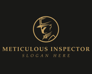 Gentleman Inspector Man logo design