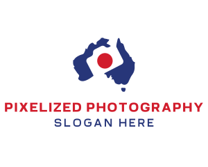 Australia Photography Camera logo design