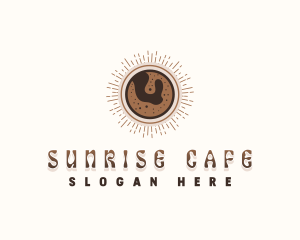 Retro Coffee Cafe logo design