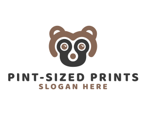 Minimalist Cute Skunk logo