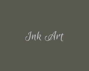 Cursive Calligraphy Business logo