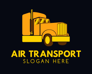 Yellow Moving Cargo logo design