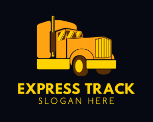 Yellow Moving Cargo logo design