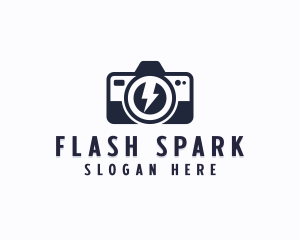 Digicam Flash Camera logo design