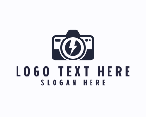 Flash - Digicam Flash Camera logo design